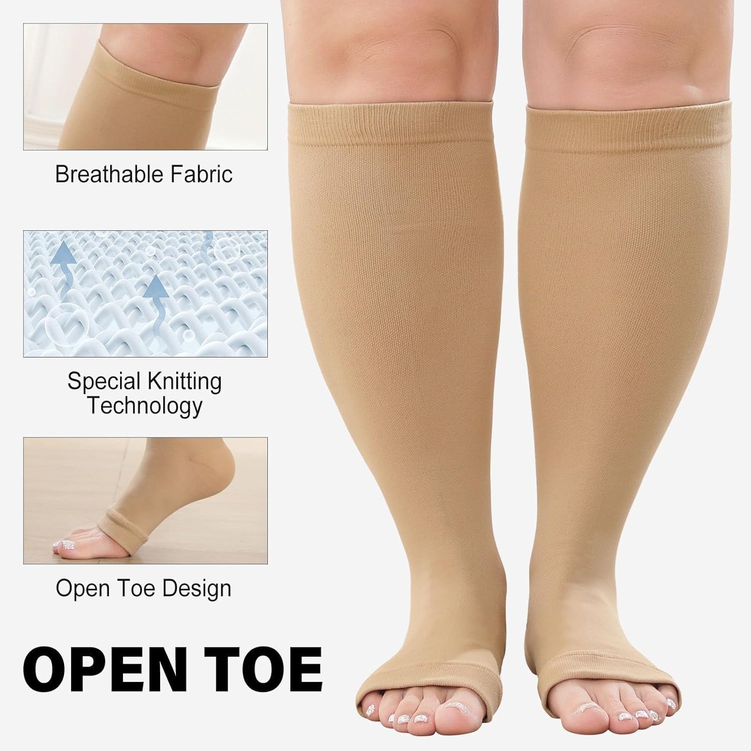 1Pair Plus Size Compression So - đánh giá và giá Compression Sock Medical